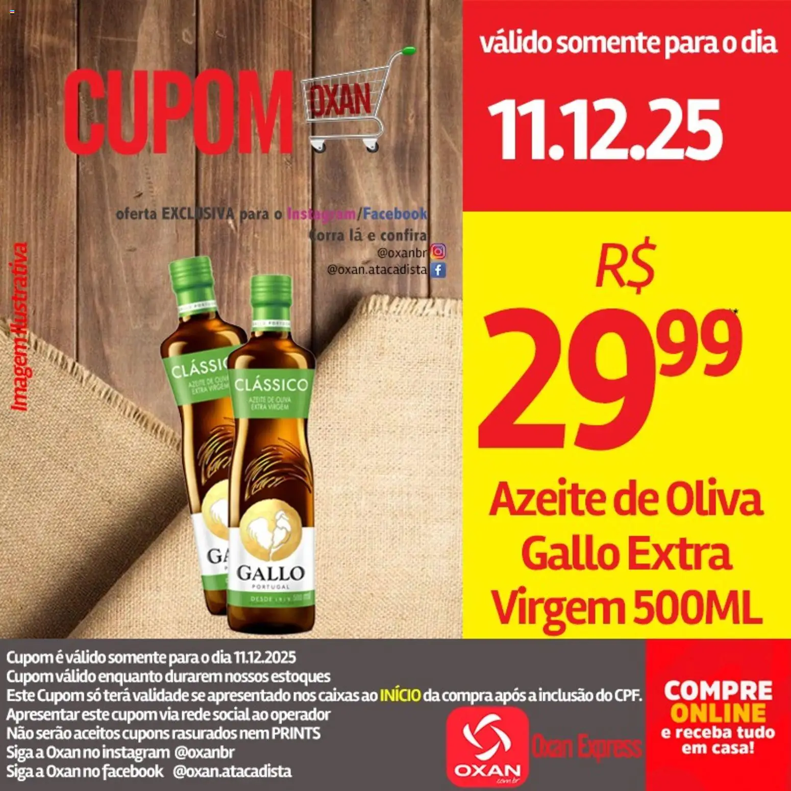 Oxan Atacadista Folheto - válido de 11.12.2025 | Página: 5 | Produtos: Azeite