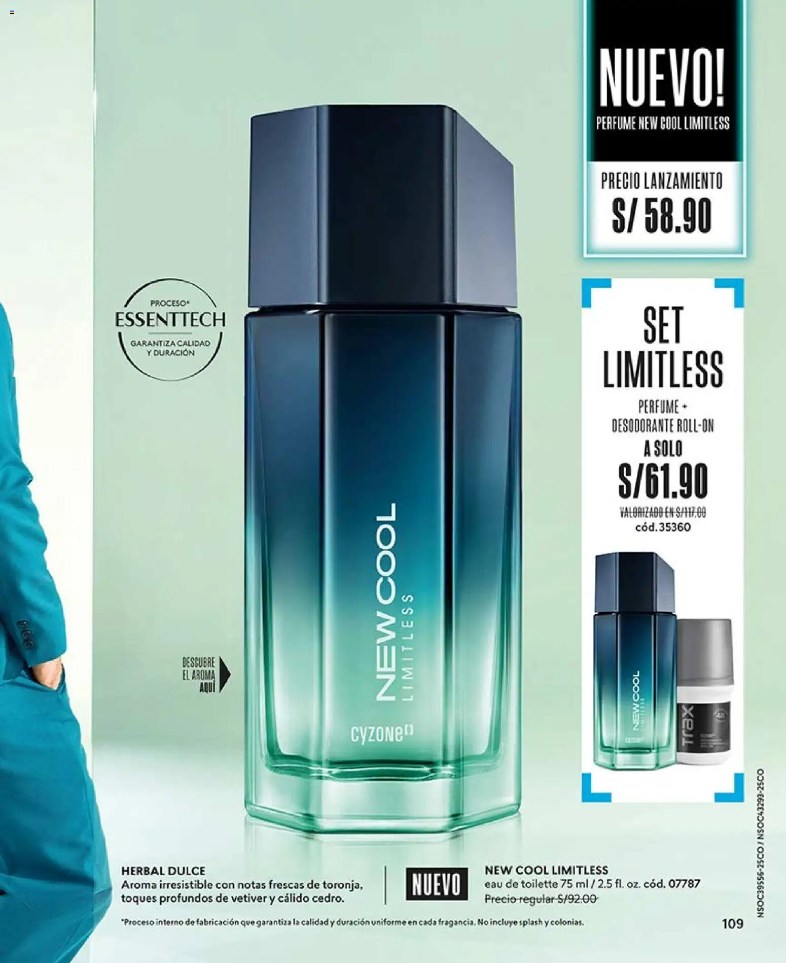 Catálogo CyZone válido desde 14.03.2026 | Página: 109 | Productos: Desodorante, Perfume, EAU de Toilette