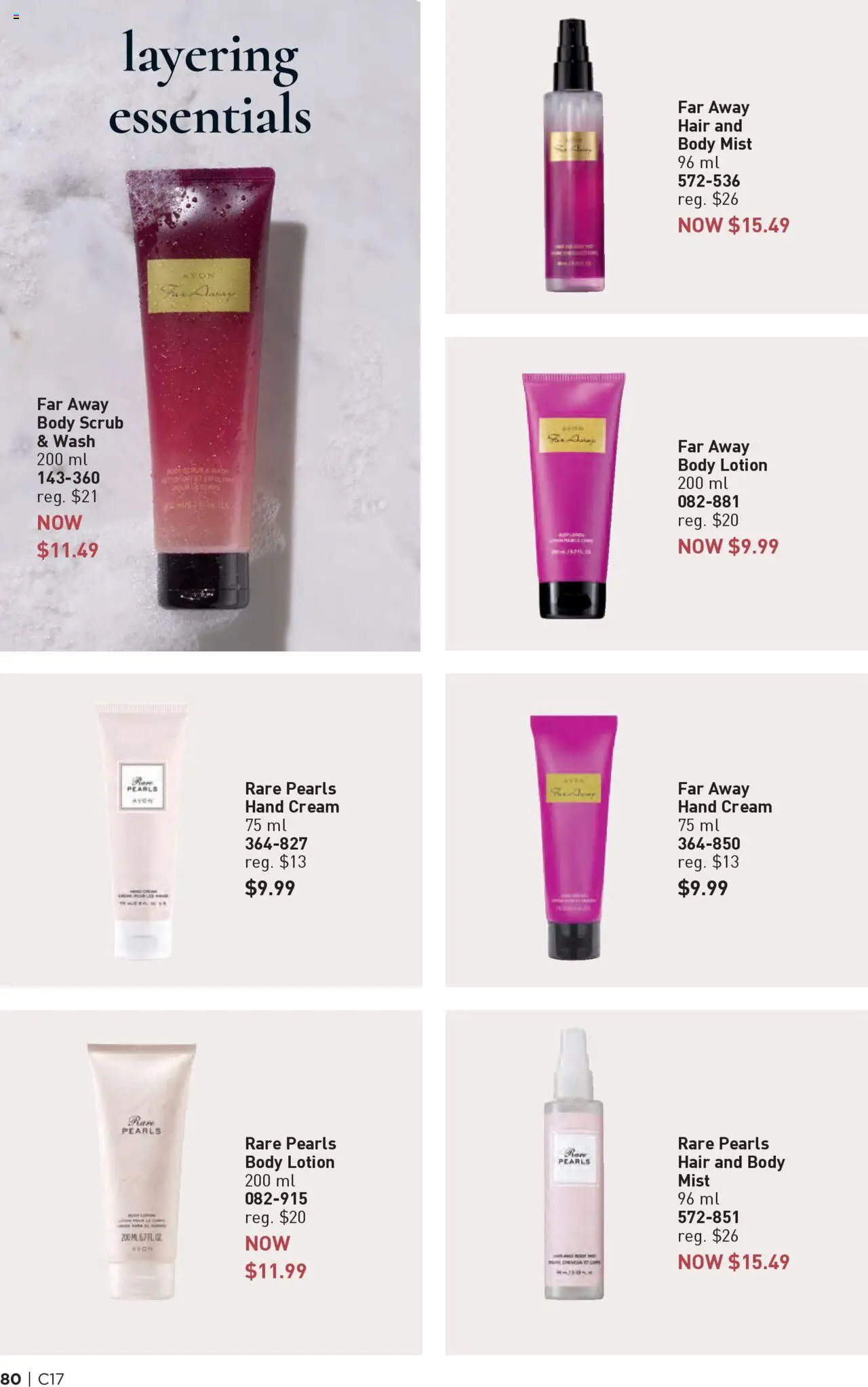 Avon flyer valid from 14.08.2025 | Page: 80 | Products: Cream, Body lotion, Hand cream