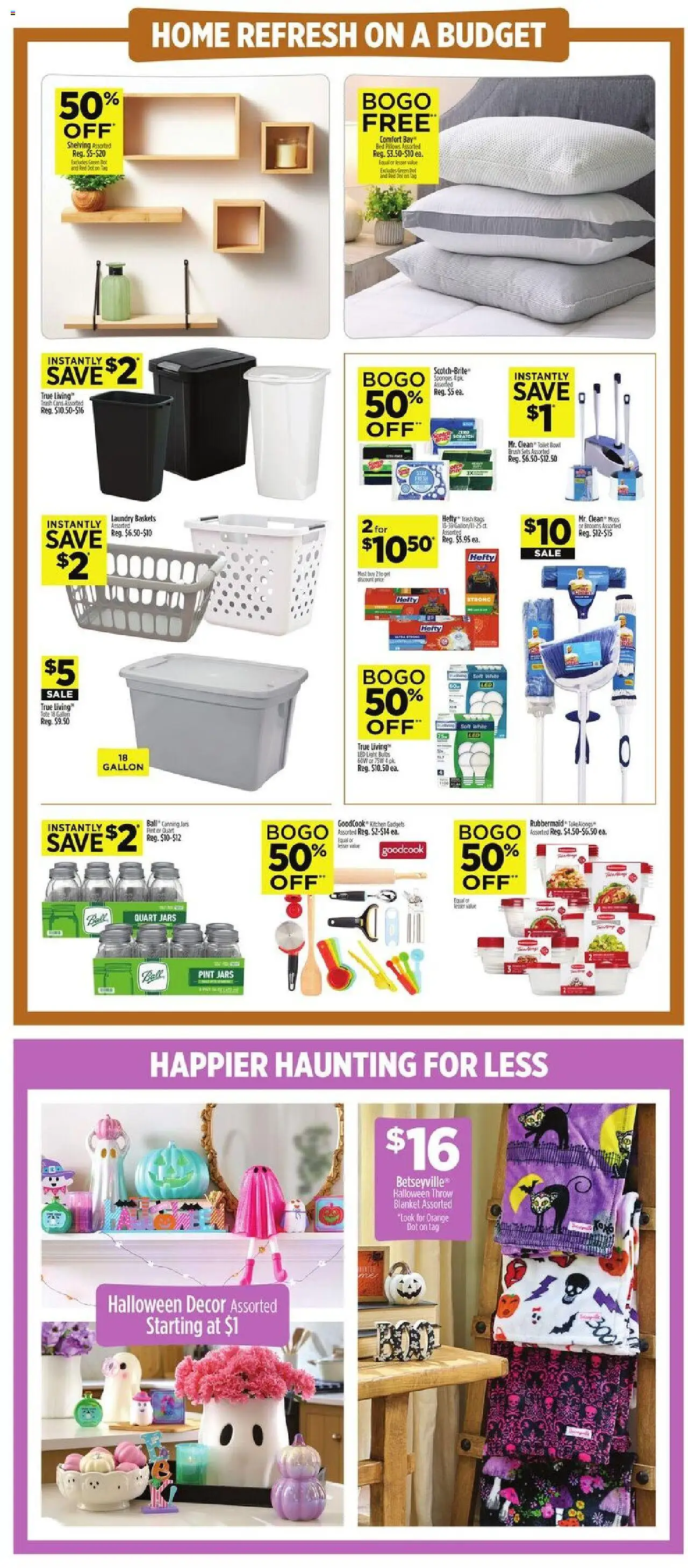 Dollar General Weekly Ad - valid from 17.08.2025 | Page: 9 | Products: Blanket, Brush