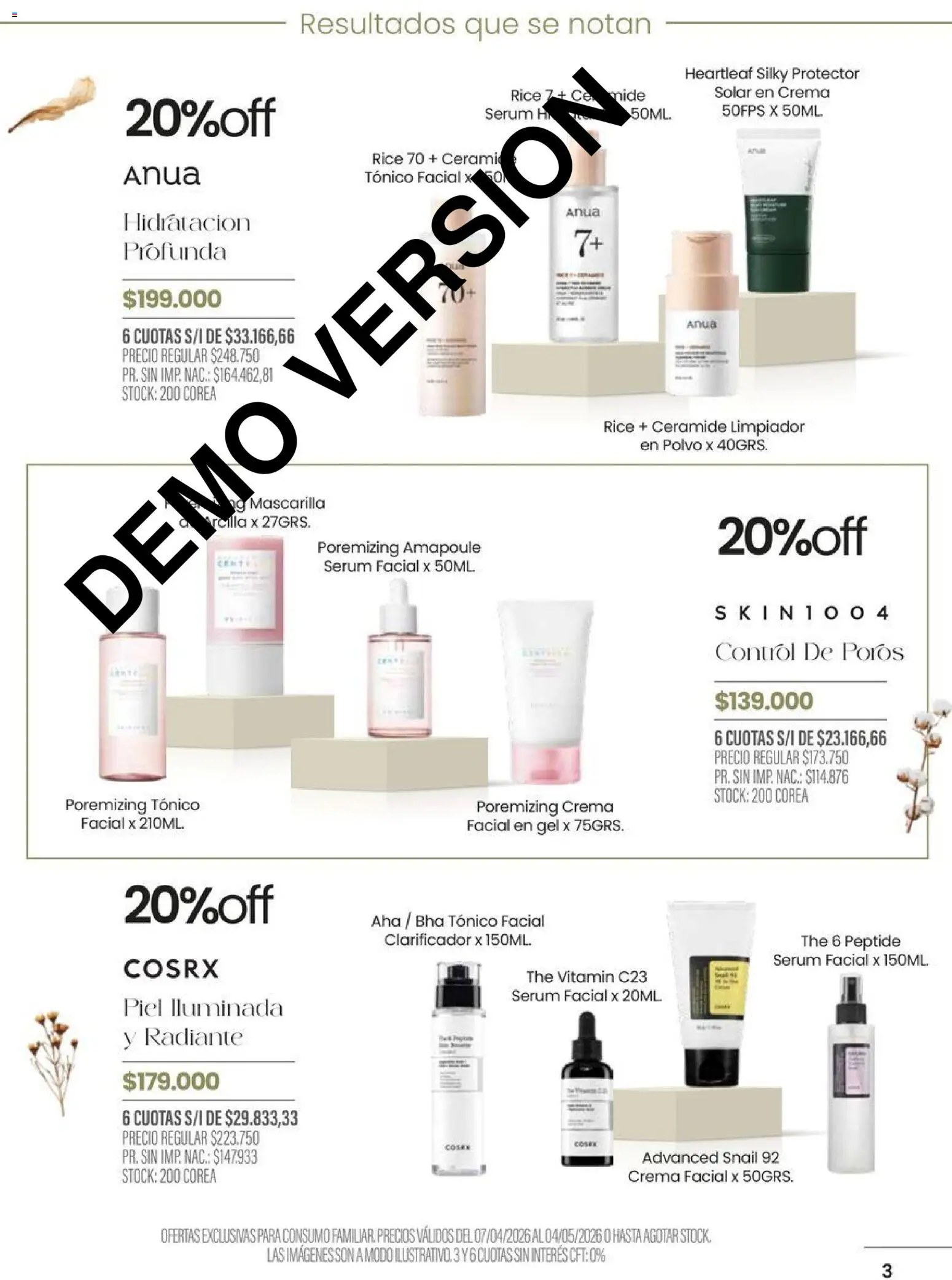 Pigmento catálogo │ válido desde el 07.04.2026 | Página: 3 | Productos: Mascarilla, Polvo, Radiante, Limpiador