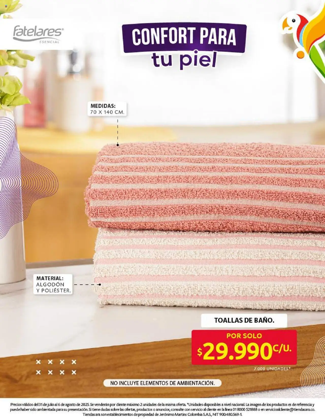 Ara revista - valida desde el 31.07.2025 | Página: 11 | Productos: Algodón, Sobre, Toallas