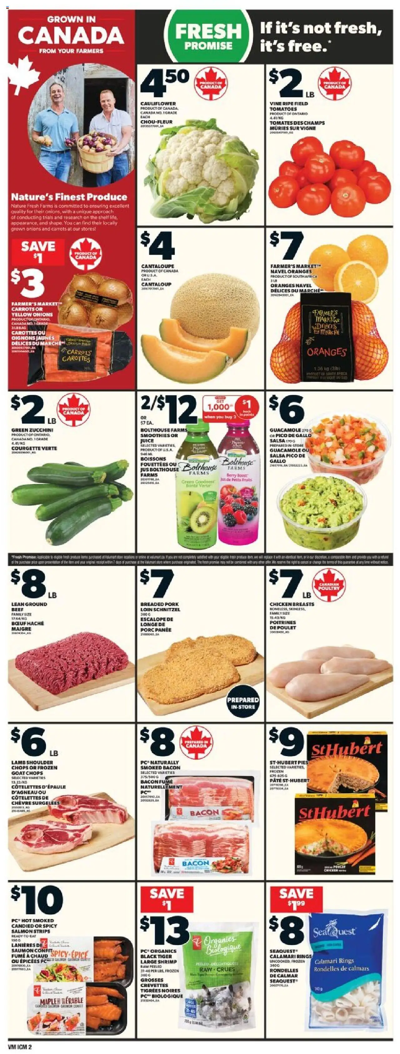 Valu Mart flyer valid from 11.09.2025 | Page: 3 | Products: Chicken breasts, PC, Shelf, Juice