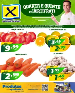 X Supermercados - Ofertas Hortifruti - Pré-Visualização do folheto da loja X Supermercados, válido de 10.09.2025