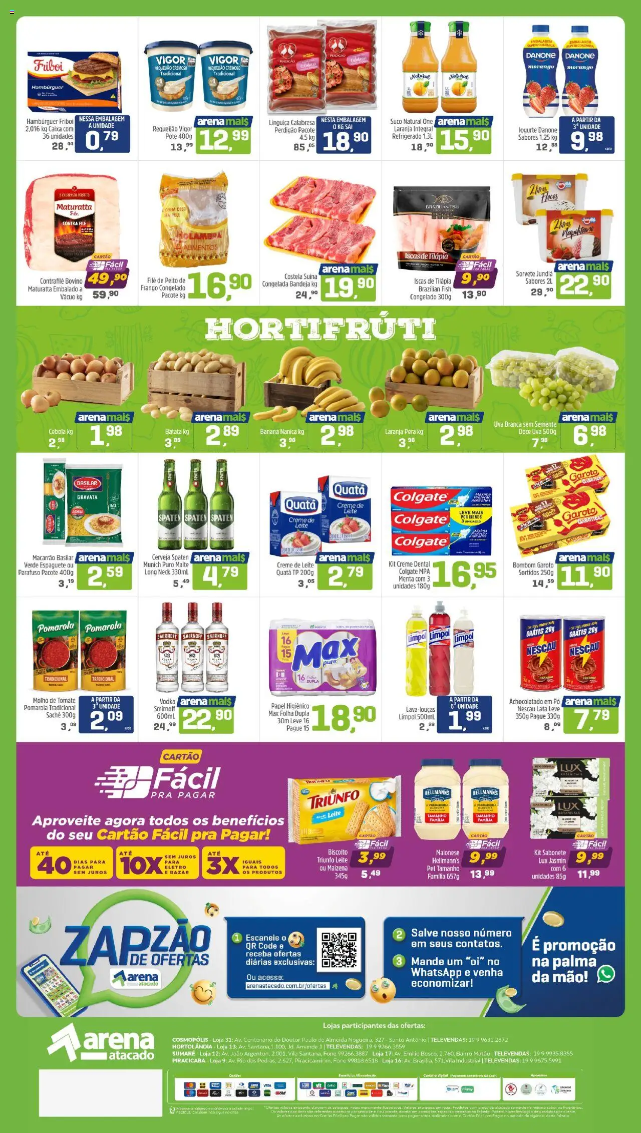 Arena Atacado Folheto - válido de 01.08.2025 | Página: 2 | Produtos: Creme, Sabonete, Flocos, Maionese