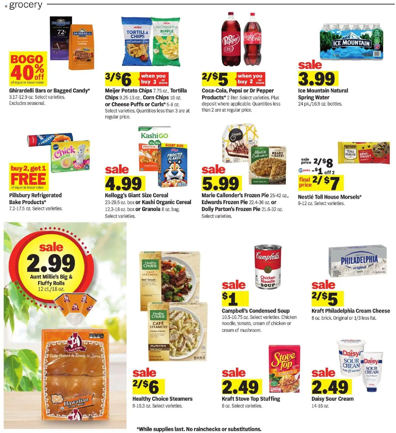 Meijer Weekly Ad - MI - valid from 25.03.2026 | Page: 4 | Products: Box, Cheese, Cream, Flakes