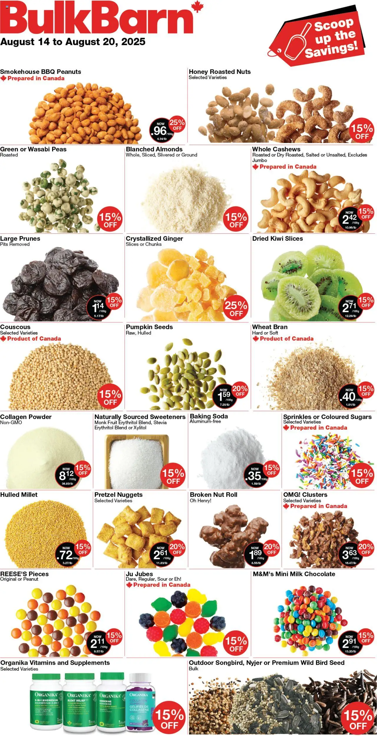 Bulk Barn flyer valid from 14.08.2025 | Page: 1