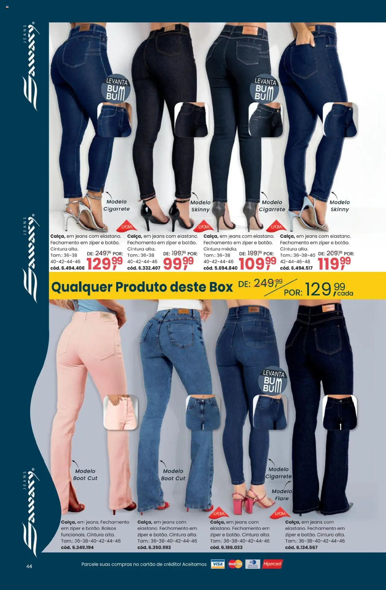 Quatro Estações Folheto - válido de 01.09.2025 | Página: 44 | Produtos: Jeans