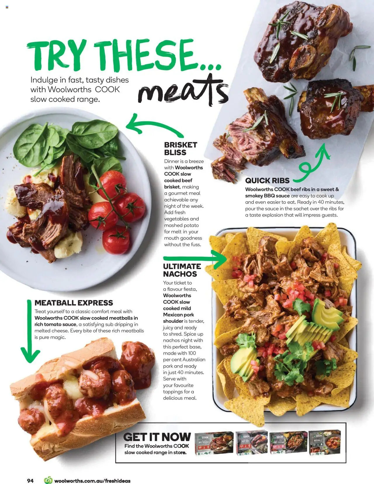 Woolworths catalogue - valid from 01.07.2025 | Page: 94 | Products: BBQ Sauce, Pork, Vegetables, Sauce