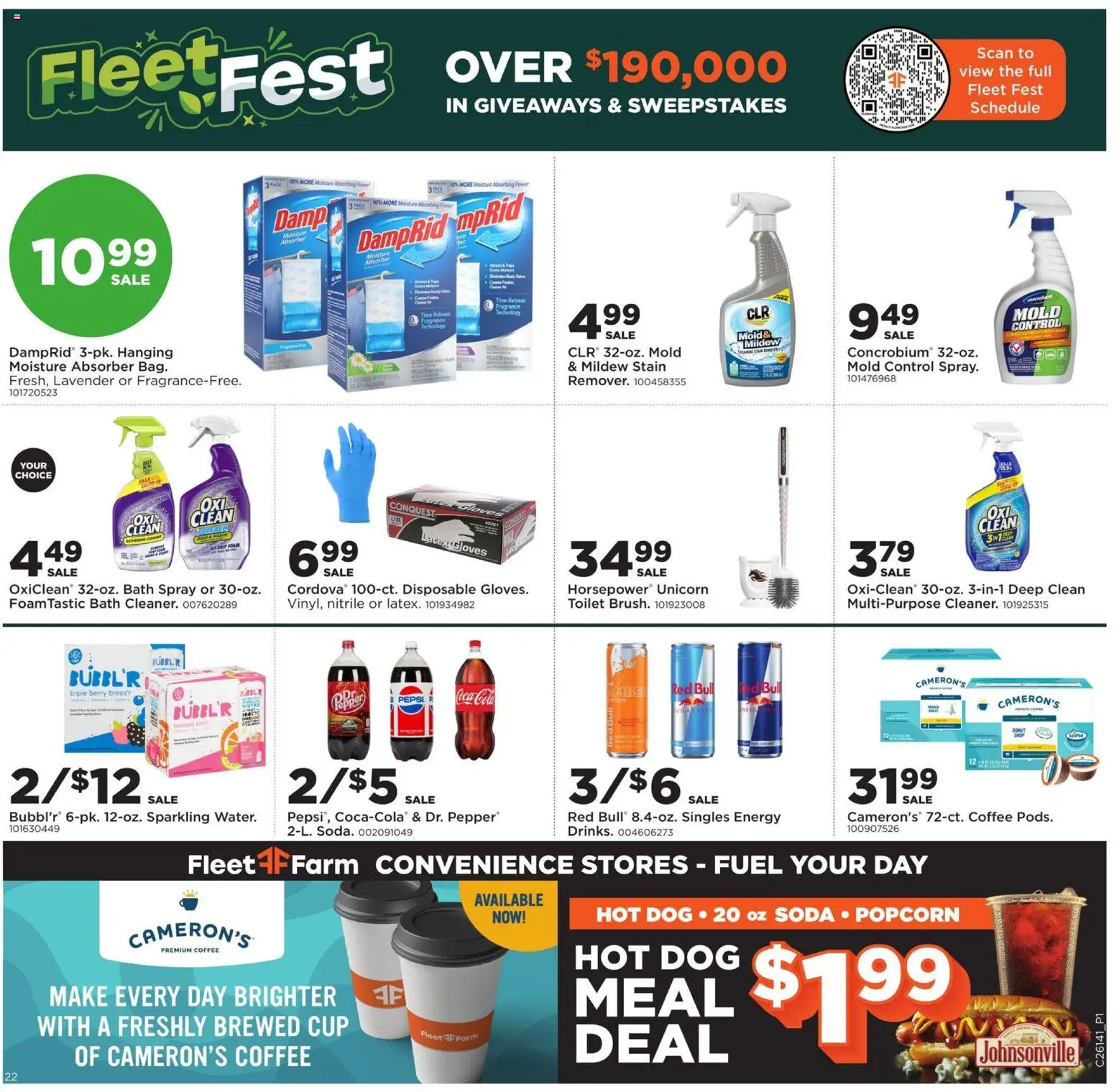 Mills Fleet Farm Weekly Ad - valid from 30.03.2026 | Page: 33 | Products: Bath, Fragrance, Coffee, Gloves