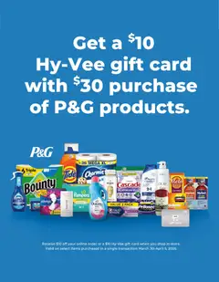 Preview of HyVee weekly ads valid from 30.03.2026