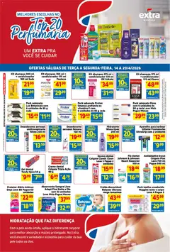Extra ofertas de Mercado Semanal - Pré-Visualização do folheto da loja Extra, válido de 14.04.2026 | Página: 4 | Produtos: Hidratante corporal, Creme, Dove, Absorvente