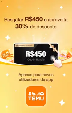 Temu - Pré-Visualização do folheto da loja Descubra, válido de 02.07.2025