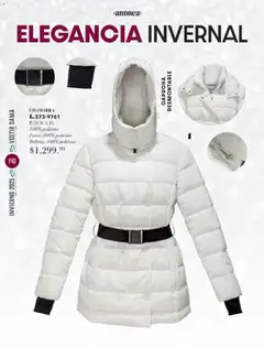 Vista previa de Andrea catálogo Invierno, nuevo folleto de la tienda, válido en México a partir del 26.11.2025 | Página: 140 | Productos: Chamarra