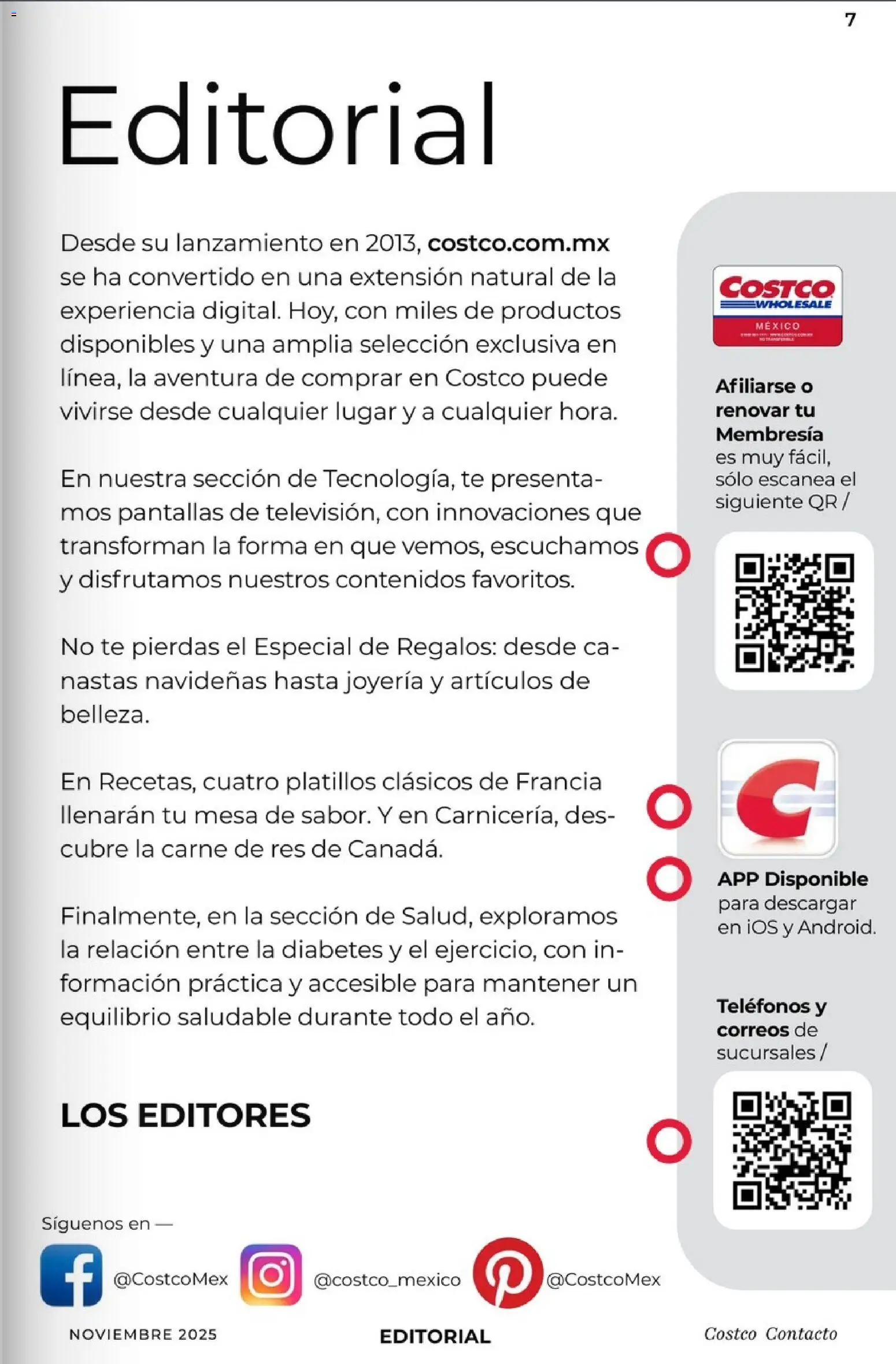 Nuevas ofertas de Costco válidas en toda la República Mexicana desde el 01.11.2025. ¡Encuentra las mejores ofertas en Costco Revista Noviembre! | Página: 7 | Productos: Extensión, Res, Mesa, Té