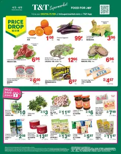 Preview of T&T Supermarket weekly flyer - AB from shop T&T Supermarket valid from 03.04.2026