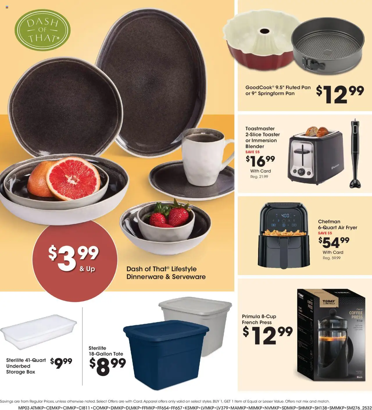 King Soopers Home & Apparel - valid from 10.09.2025 | Page: 3 | Products: Press, Fryer, Coffee, Blender