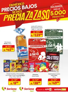 Vista previa de Soriana - Preciazazaso Híper: Chih, Coah, Dur, NL, SLP, Tamps, Zac, nuevo folleto de la tienda, válido en México a partir del 28.08.2025