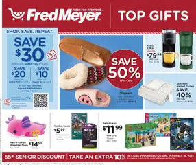 Preview of Fred Meyer weekly ads valid from 10.12.2025