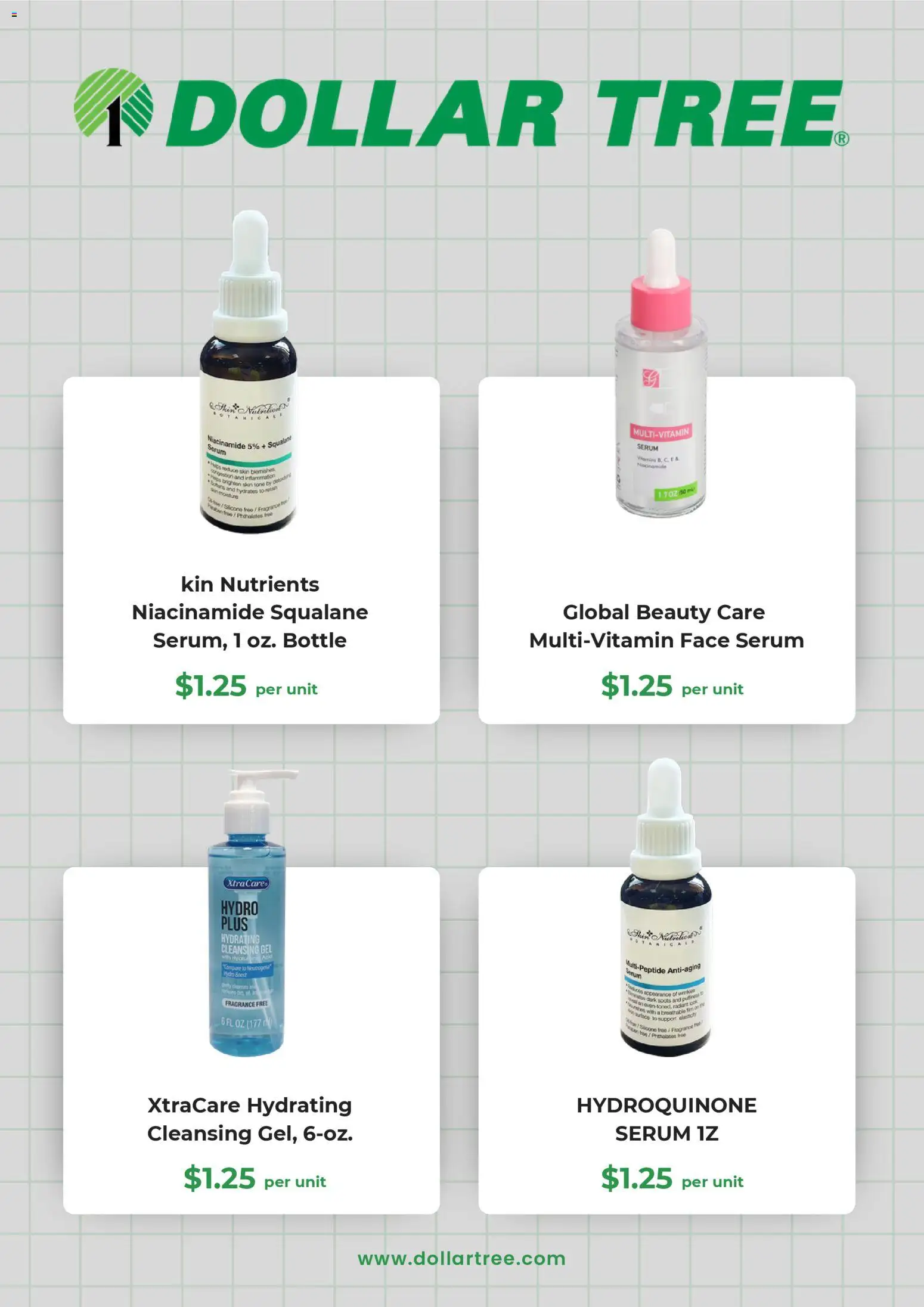Dollar Tree Weekly Ad - valid from 12.04.2026 | Page: 3 | Products: Multivitamin, Fragrance, Face Serum