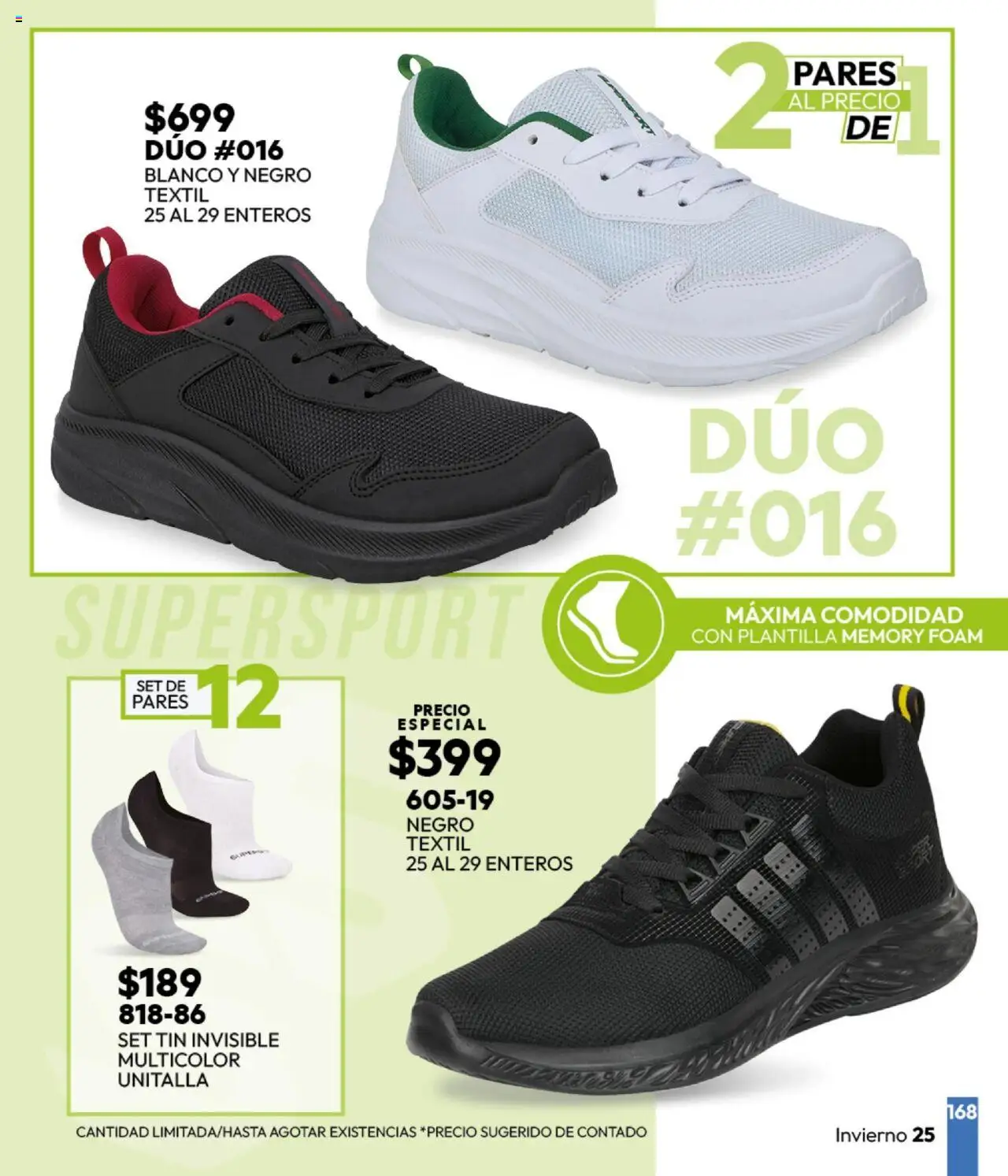 Nuevas ofertas de Cklass válidas en toda la República Mexicana desde el 16.09.2025. ¡Encuentra las mejores ofertas en Cklass - Catálogo Invierno Sportbrands! | Página: 169