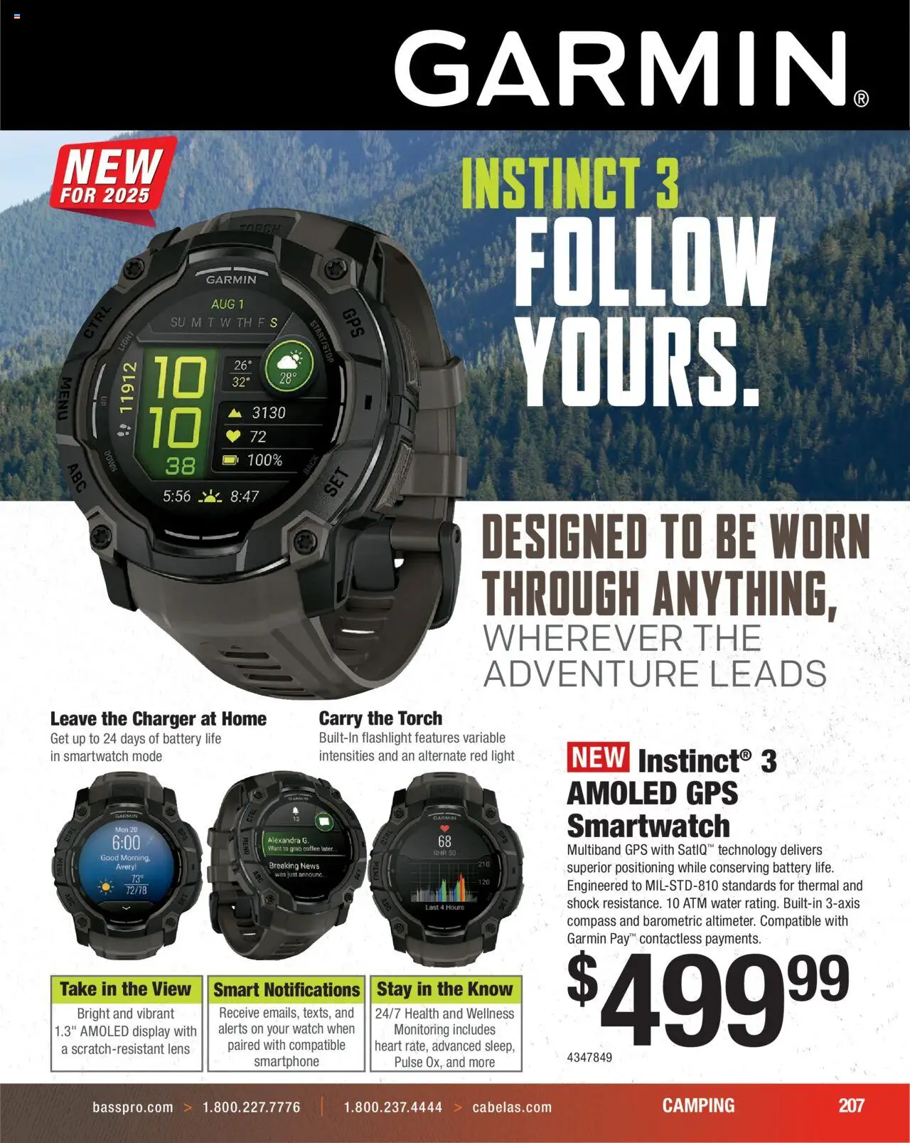 Cabela's Hunting Master 25 - valid from 11.08.2025 | Page: 207 | Products: Coffee, Water, Smartphone, Charger