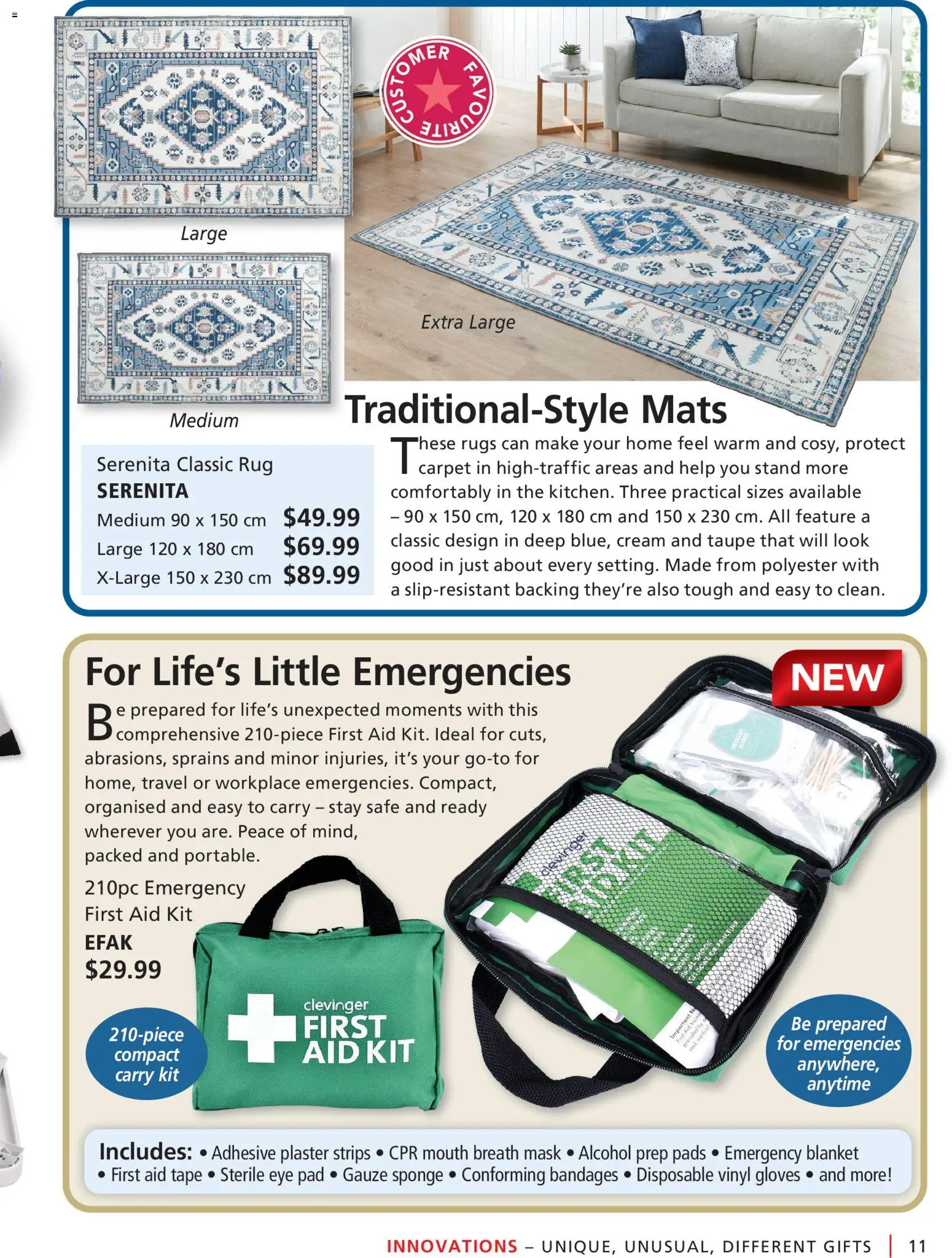 Innovations catalogue - valid from 19.11.2025 | Page: 11 | Products: Carpet, Rugs, Safe, Blanket