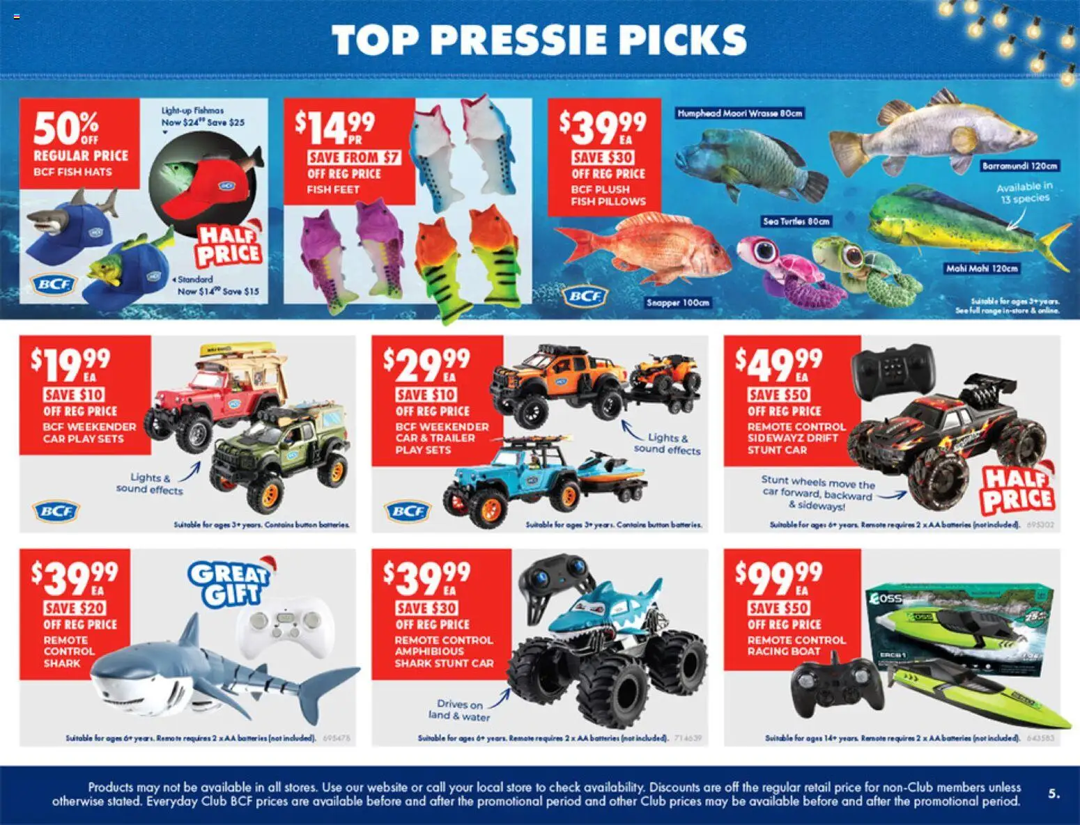 BCF catalogue - valid from 03.12.2025 | Page: 6 | Products: Fish, Water, Batteries, Remote control