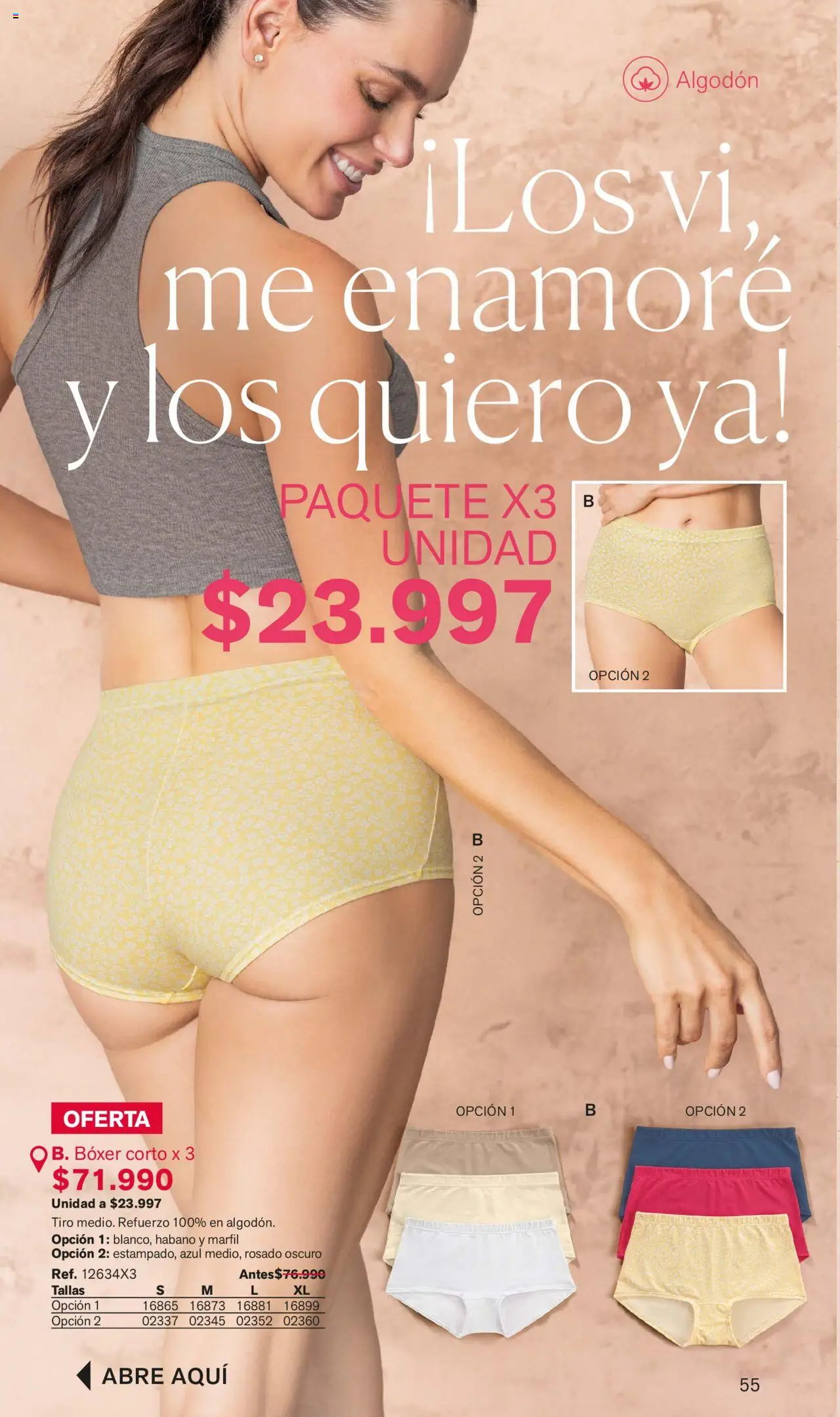 Leonisa revista - valida desde el 01.09.2025 | Página: 55 | Productos: Algodón