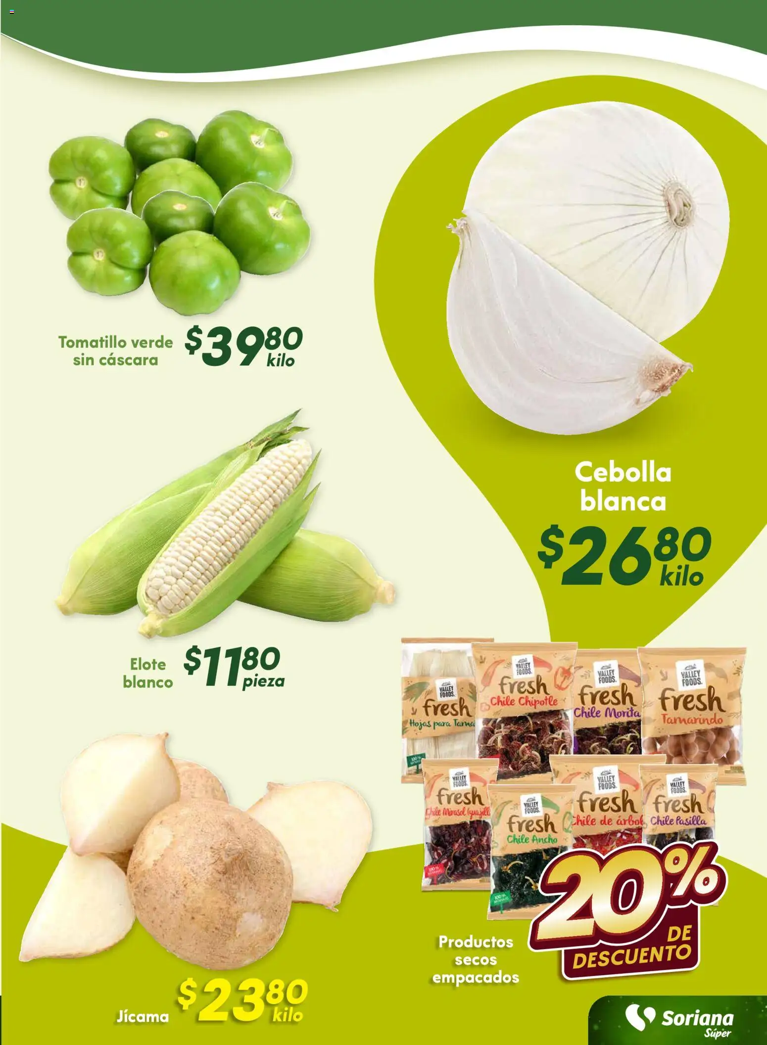 Nuevas ofertas de Soriana válidas en toda la República Mexicana desde el 28.11.2025. ¡Encuentra las mejores ofertas en Soriana - Fin de Semana Súper: BCS, Son y Sin! | Página: 7 | Productos: Cebolla