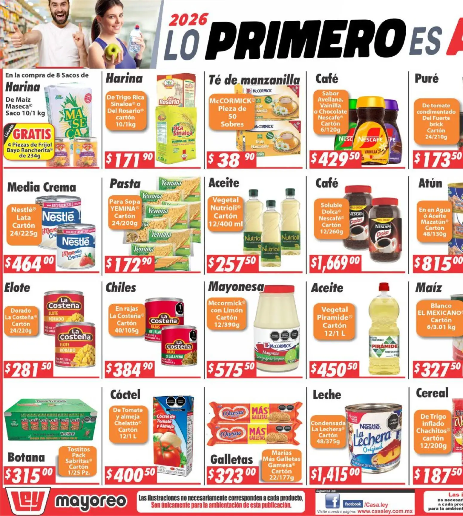 Nuevas ofertas de Casa Ley válidas en toda la República Mexicana desde el 12.01.2026. ¡Encuentra las mejores ofertas en Casa Ley folleto Sinaloa! | Página: 5 | Productos: Maíz, Mayonesa, Aceite, Té