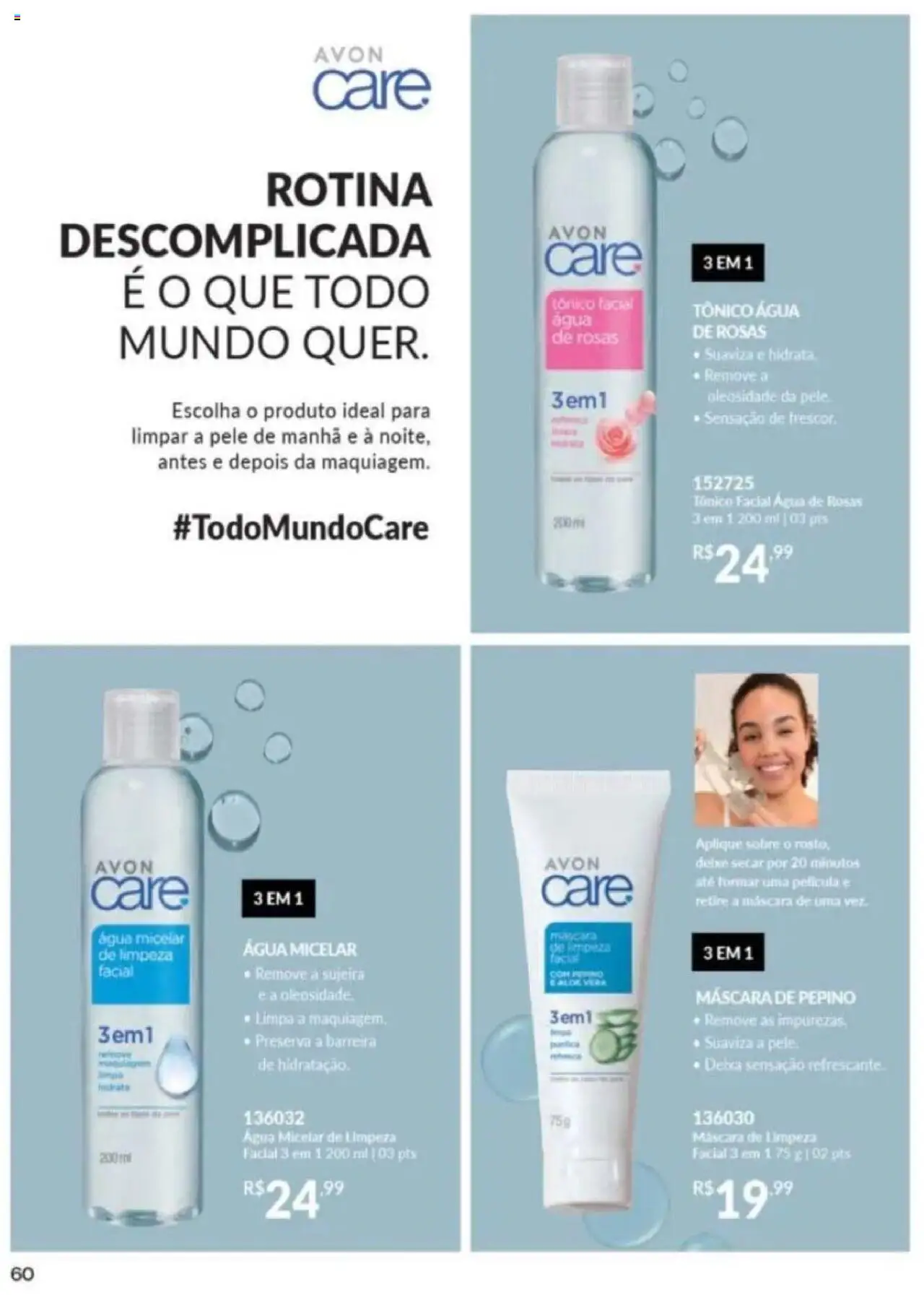 Avon Folheto - válido de 26.09.2025 | Página: 60 | Produtos: Tônico, Água micelar