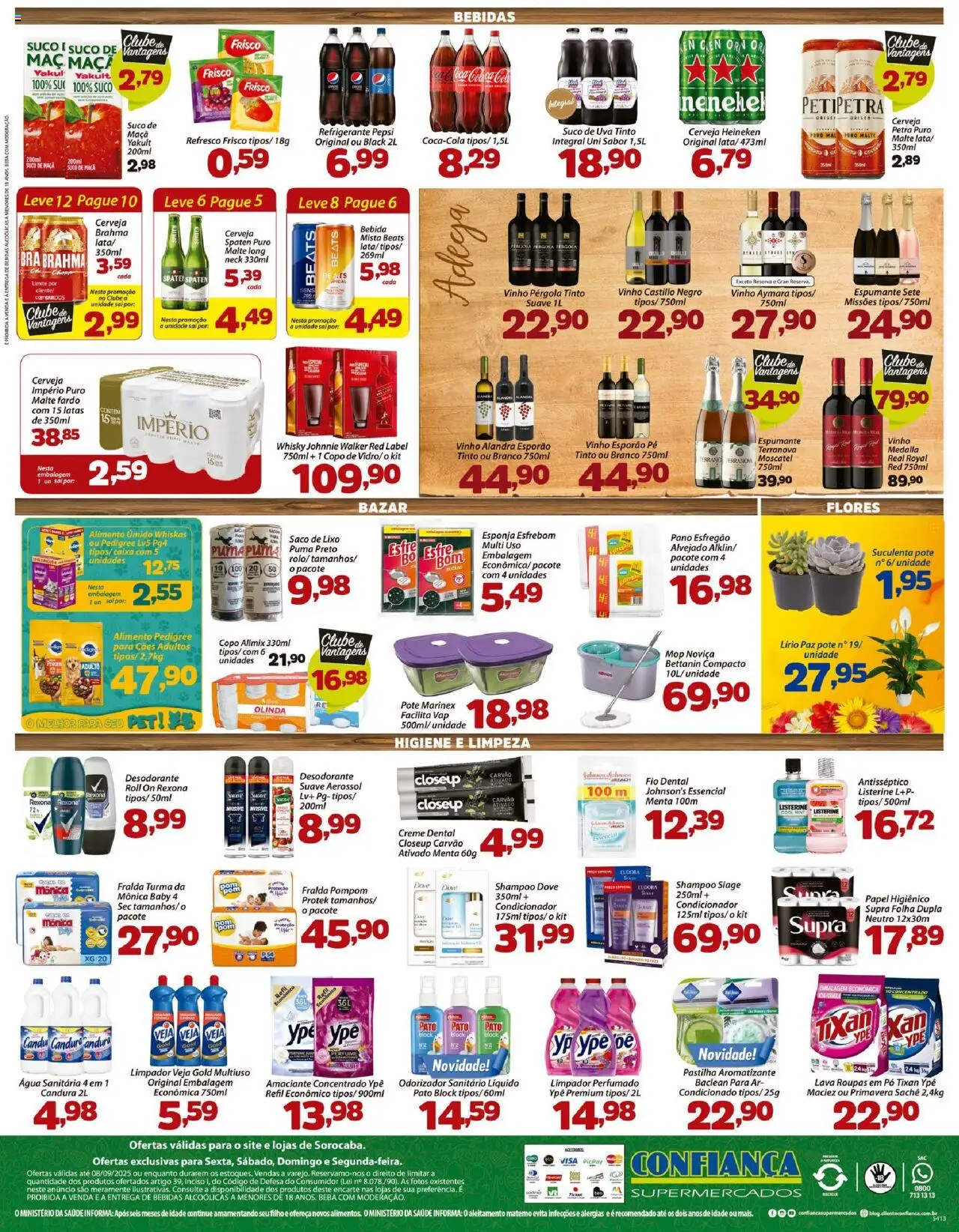 Confiança Folheto - válido de 05.09.2025 | Página: 4 | Produtos: Esponja, Rexona, Aveia, Esfregão