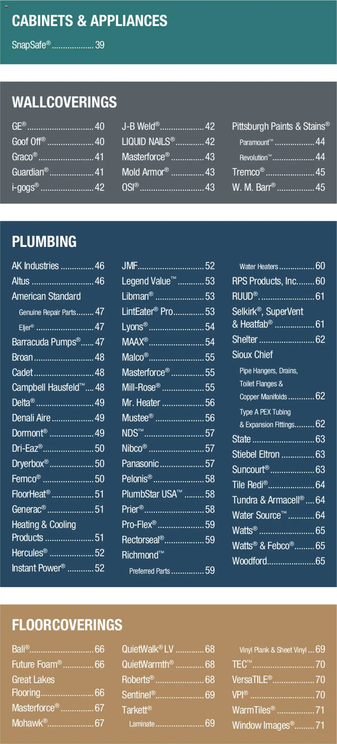 Menards Contractor Catalog - valid from 01.01.2025 | Page: 5 | Products: Pipe, Water, Sheet