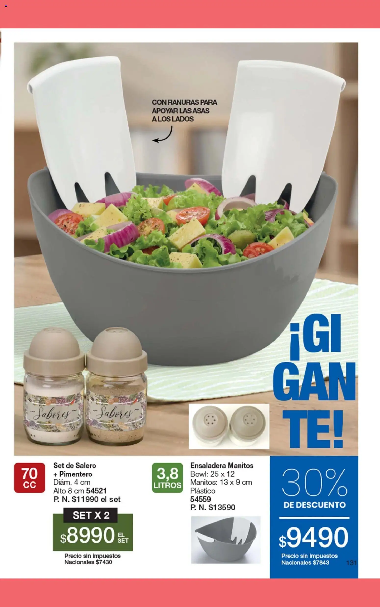 Gigot - CAMPAÑA 01 │ válido desde el 01.01.2026 | Página: 137 | Productos: Bowl, Ensaladera