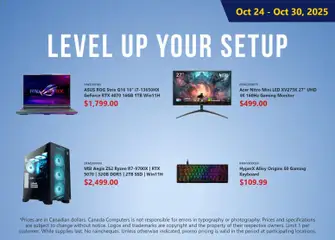 Preview of Canada Computers - Weekly flyer from shop Canada Computers valid from 24.10.2025
