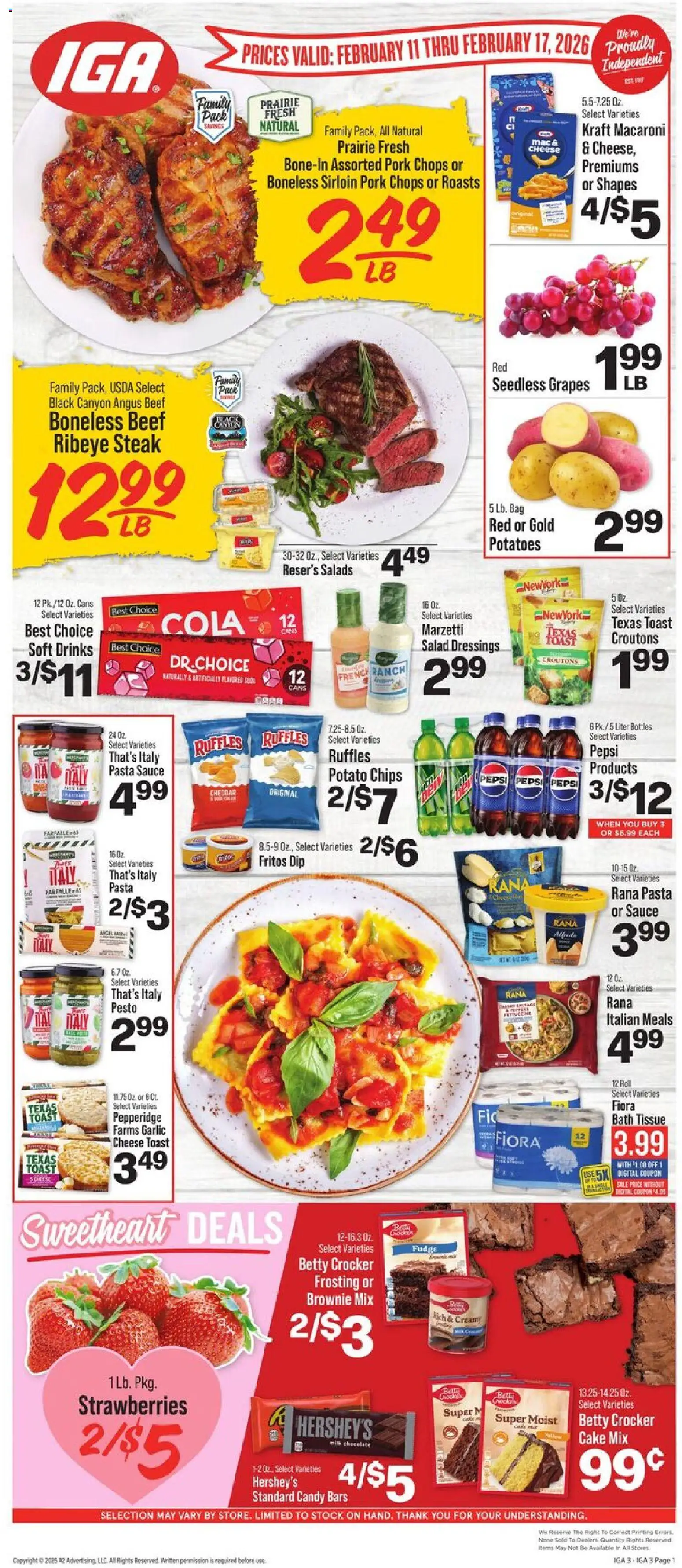 IGA Weekly Ad - valid from 11.02.2026 | Page: 1