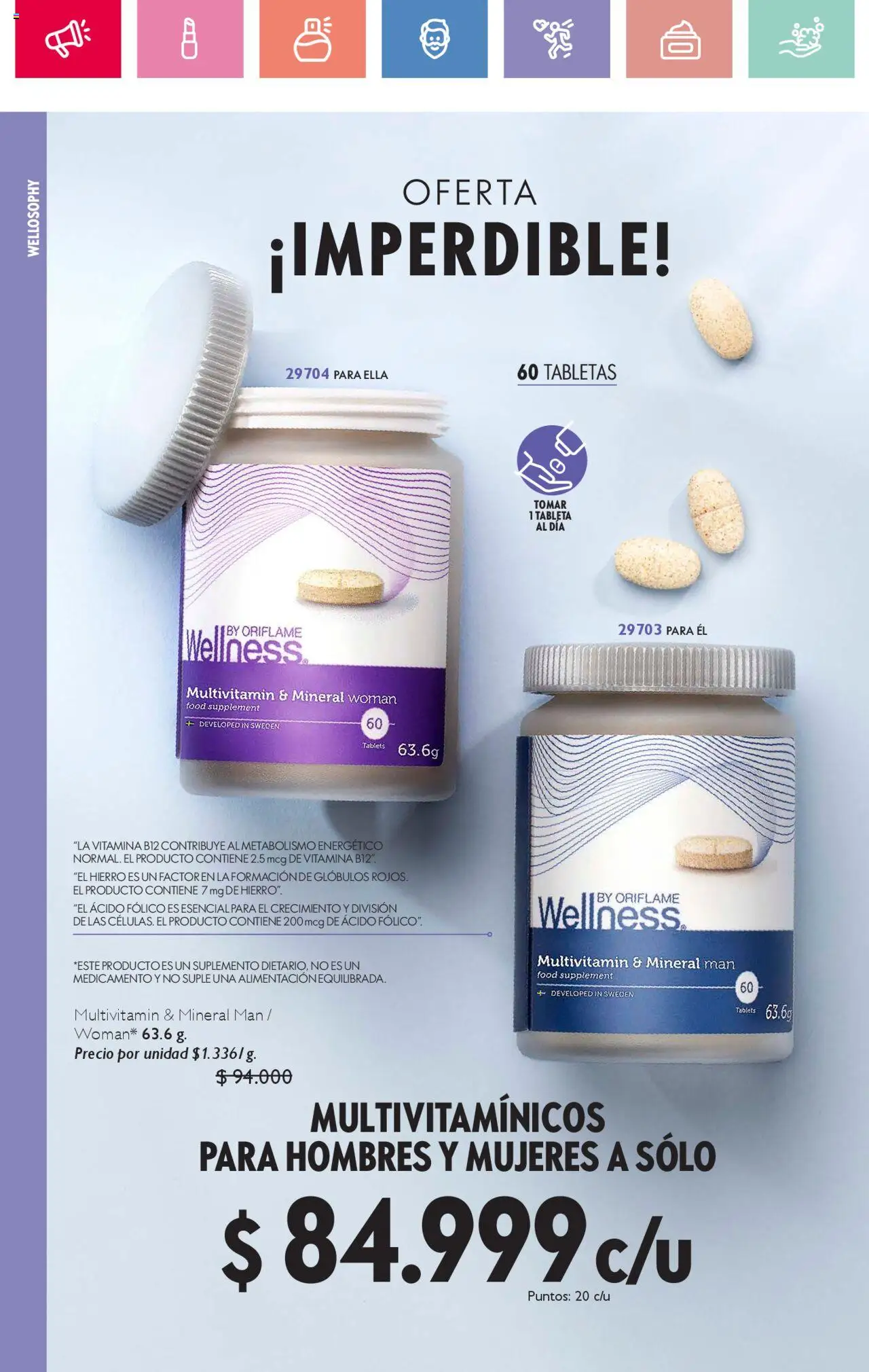 Oriflame revista - valida desde el 02.08.2025 | Página: 42 | Productos: Tableta
