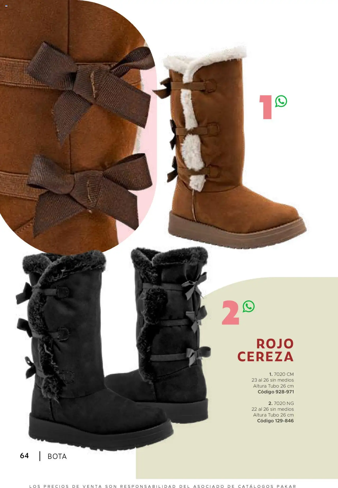 Nuevas ofertas de SC Pakar válidas en toda la República Mexicana desde el 24.07.2025. ¡Encuentra las mejores ofertas en SC Pakar - Catálogo Bota! | Página: 64