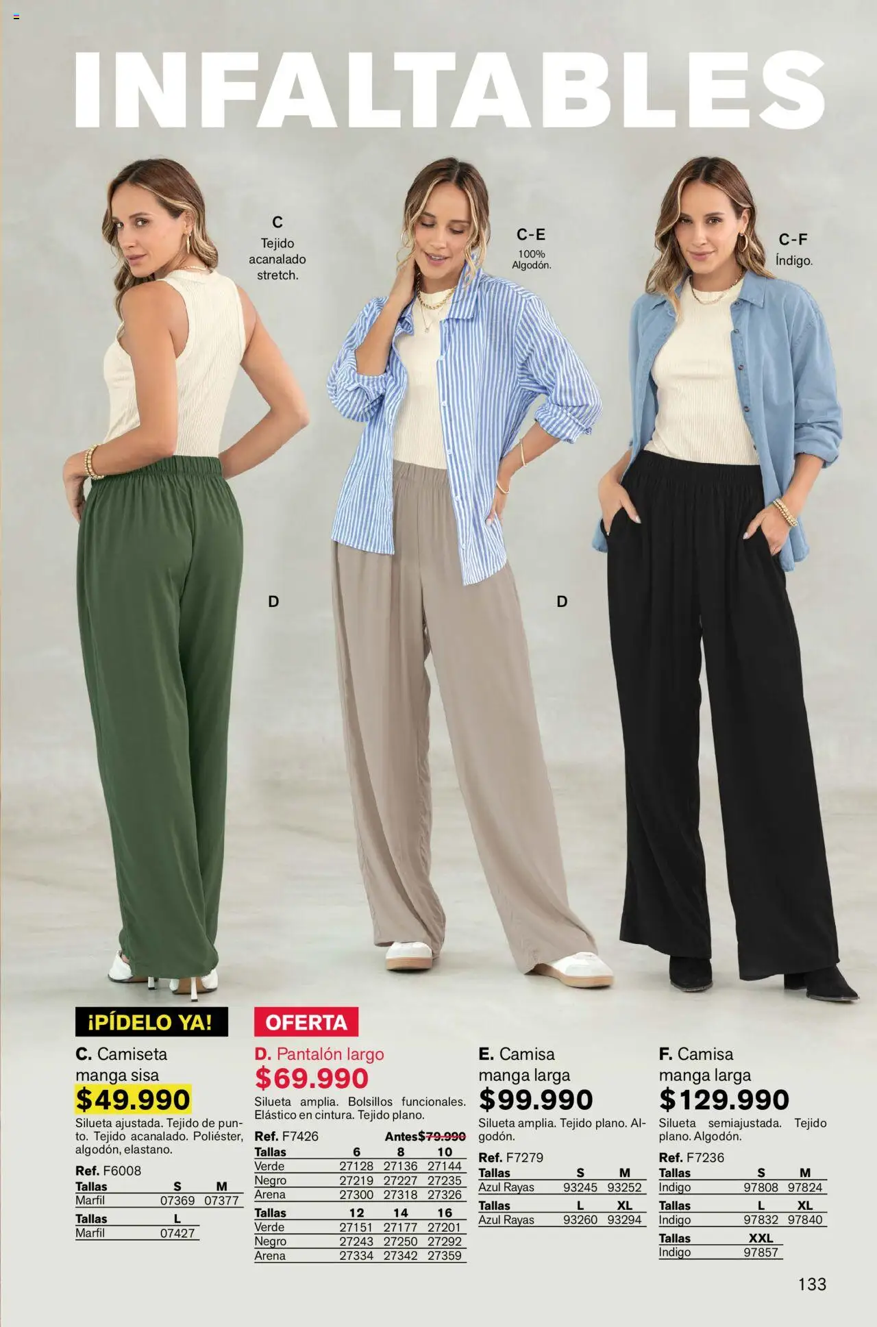 Leonisa revista - valida desde el 01.10.2025 | Página: 133 | Productos: Camiseta, Camisa