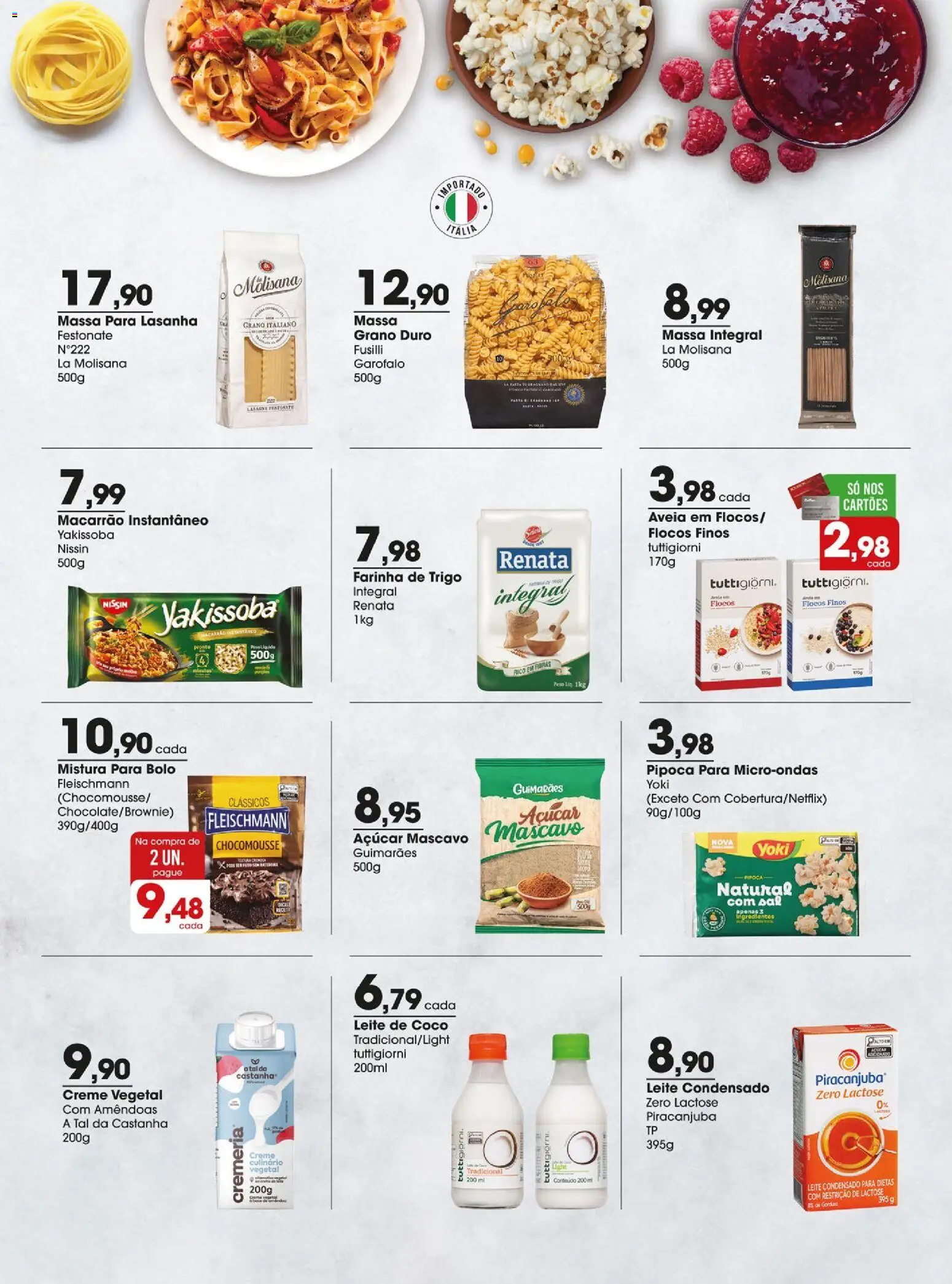 Zaffari Folheto - válido de 19.02.2026 | Página: 4 | Produtos: Massa, Bolo, Creme, Amêndoas