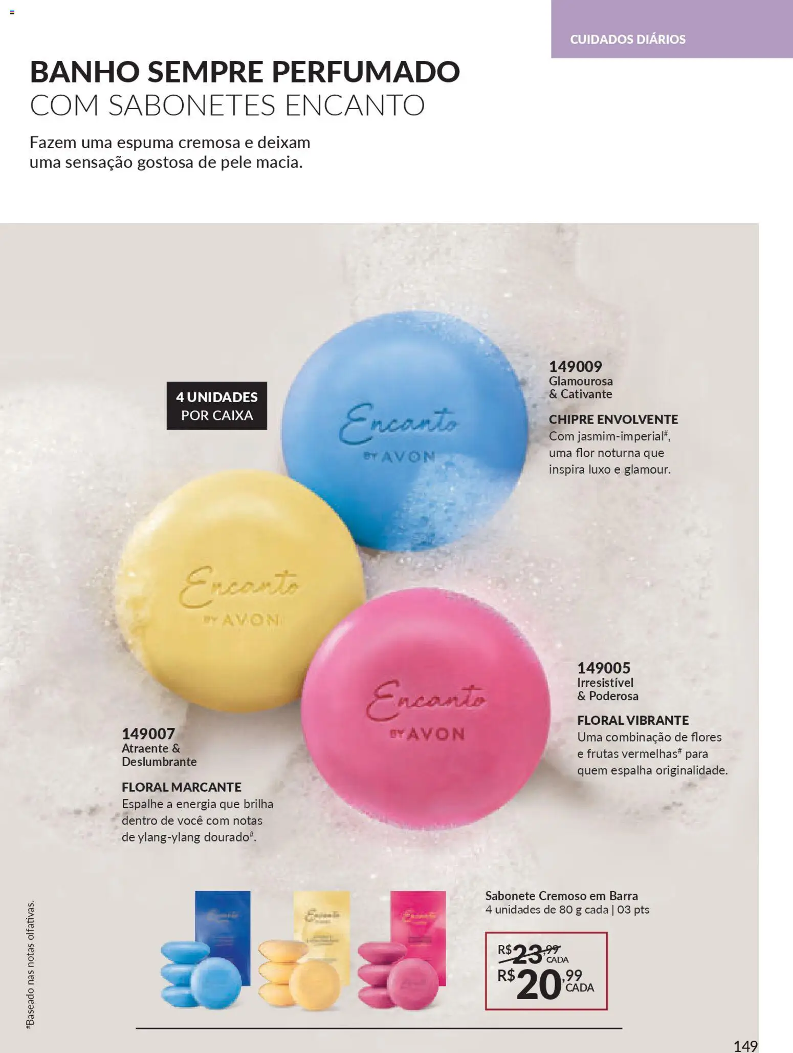 Avon Folheto - válido de 21.11.2025 | Página: 149 | Produtos: Flores, Caixa, Sabonete