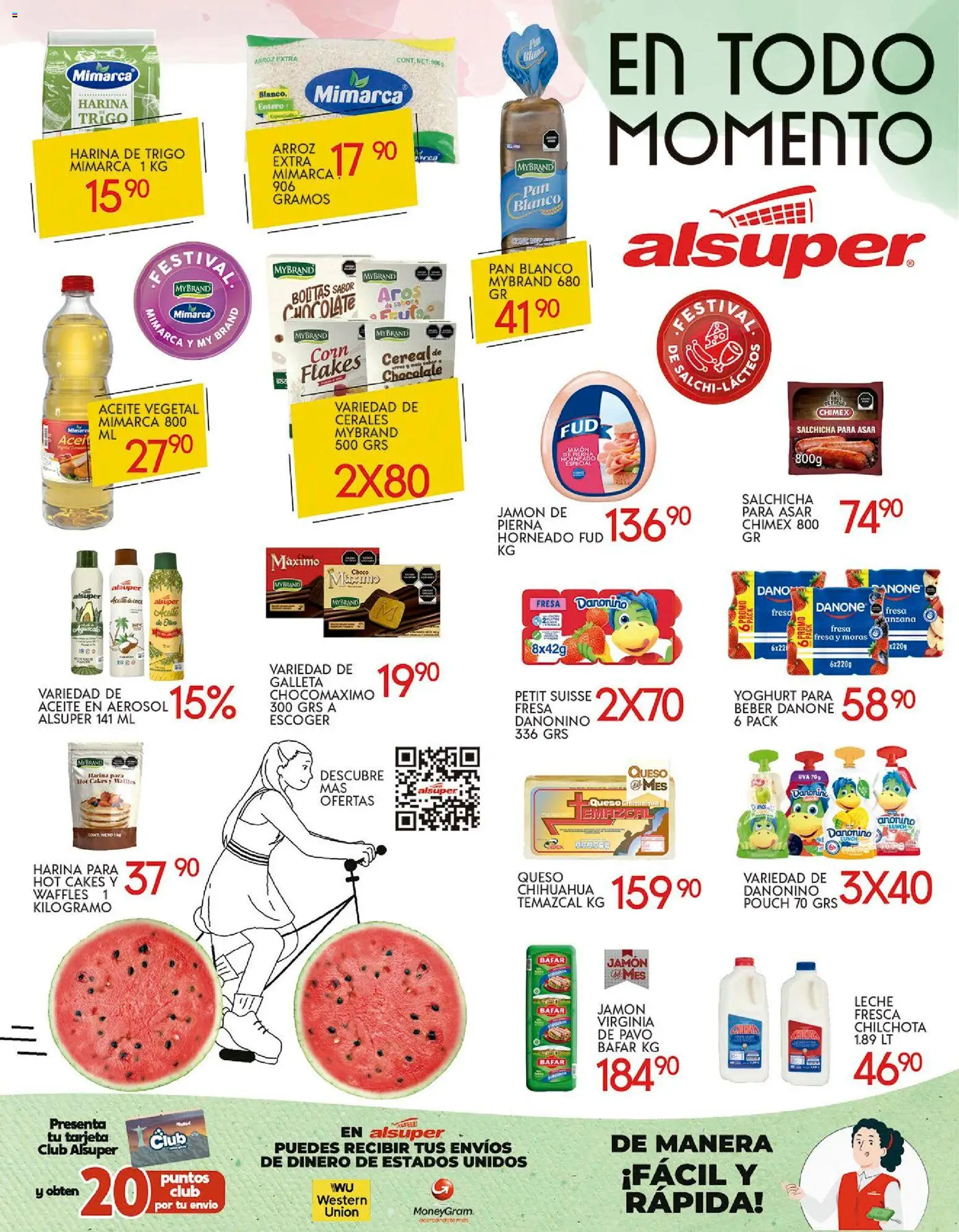 Nuevas ofertas de Alsuper válidas en toda la República Mexicana desde el 24.10.2025. ¡Encuentra las mejores ofertas en Alsuper folleto Laguna! | Página: 8 | Productos: Leche, Aceite, Pan, Chocolate