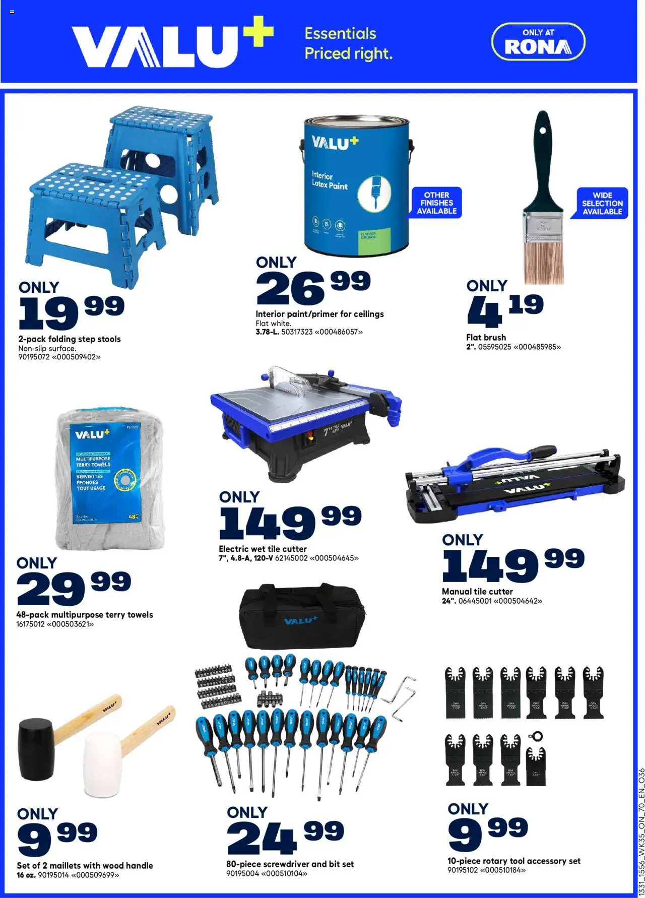 Rona flyer valid from 25.09.2025 | Page: 13 | Products: Cutter, Brush