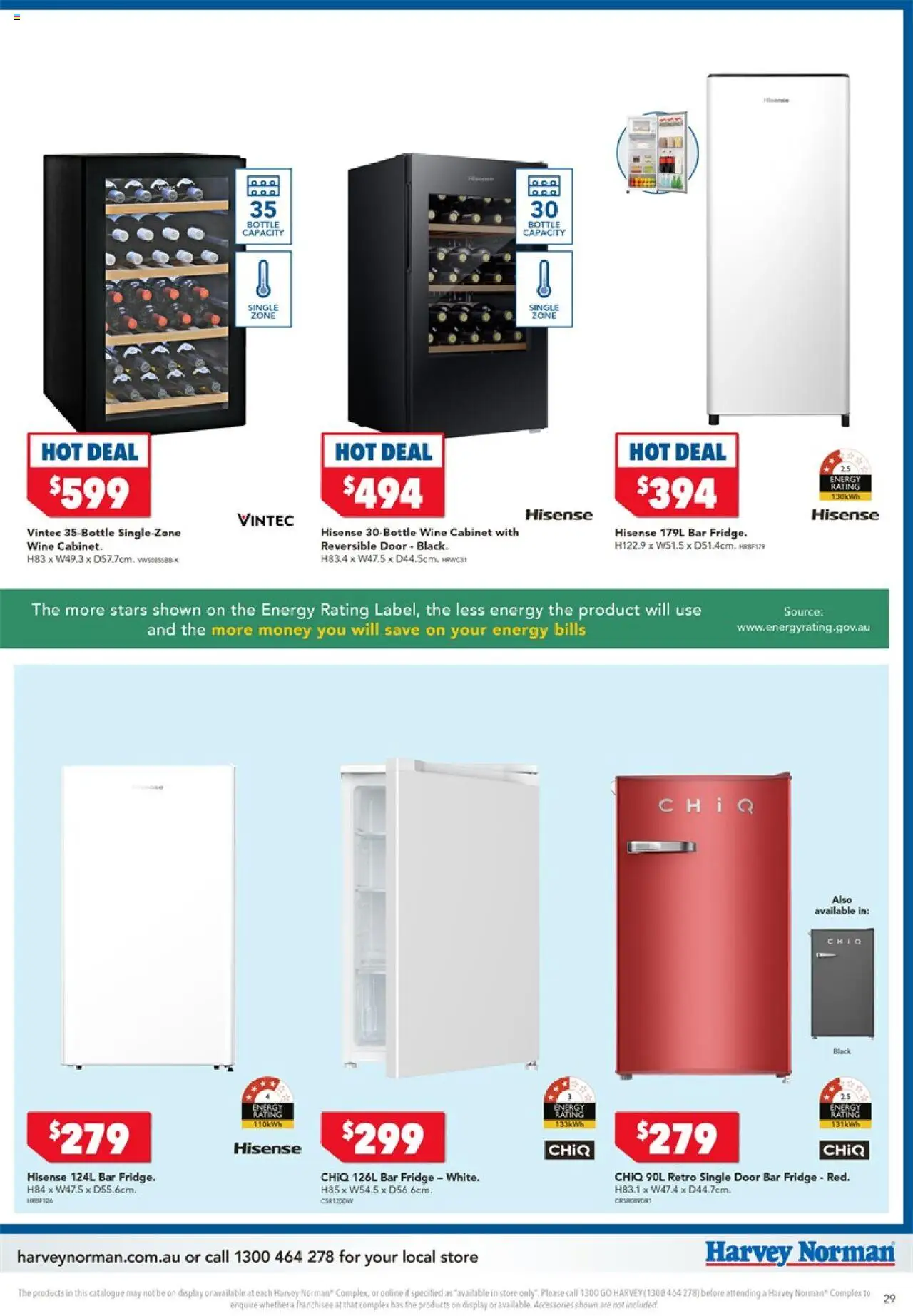 Harvey Norman catalogue - valid from 25.09.2025 | Page: 29 | Products: Cabinet, Door, Accessories, Fridge