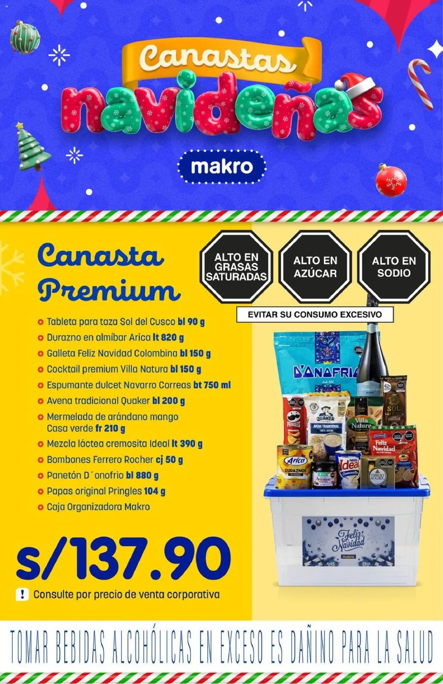 Catálogo Makro válido desde 10.11.2025 | Página: 4 | Productos: Avena, Papas, Mermelada, Tableta