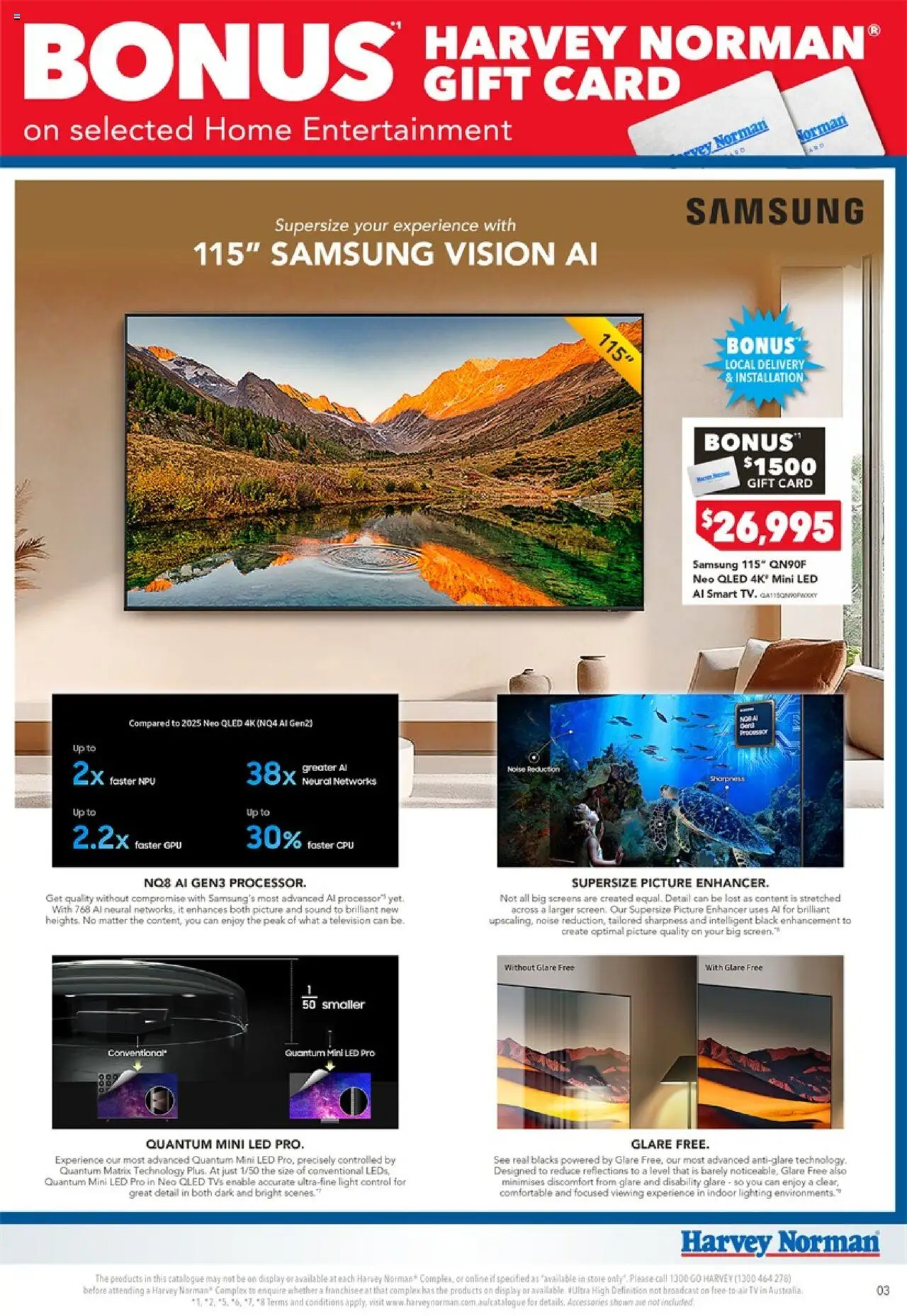 Harvey Norman catalogue - valid from 18.10.2025 | Page: 3 | Products: Light, Picture, Accessories, Television
