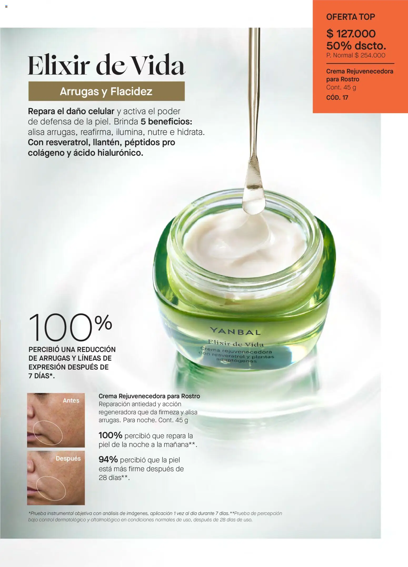 Yanbal revista - valida desde el 03.01.2026 | Página: 21 | Productos: Crema, Top