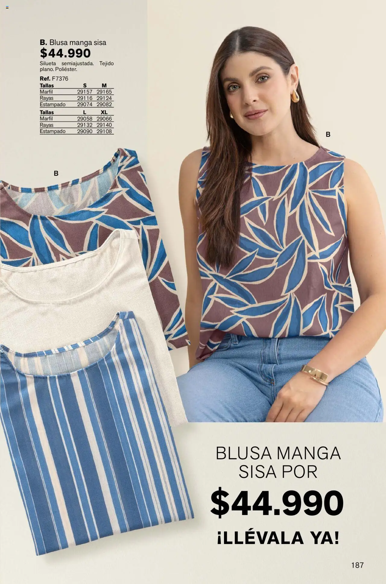 Leonisa revista - valida desde el 12.09.2025 | Página: 187 | Productos: Blusa