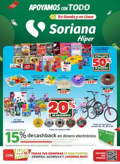 Vista previa de Soriana En México apoyamos con todo - Híper Nacional, nuevo folleto de la tienda, válido en México a partir del 23.04.2026